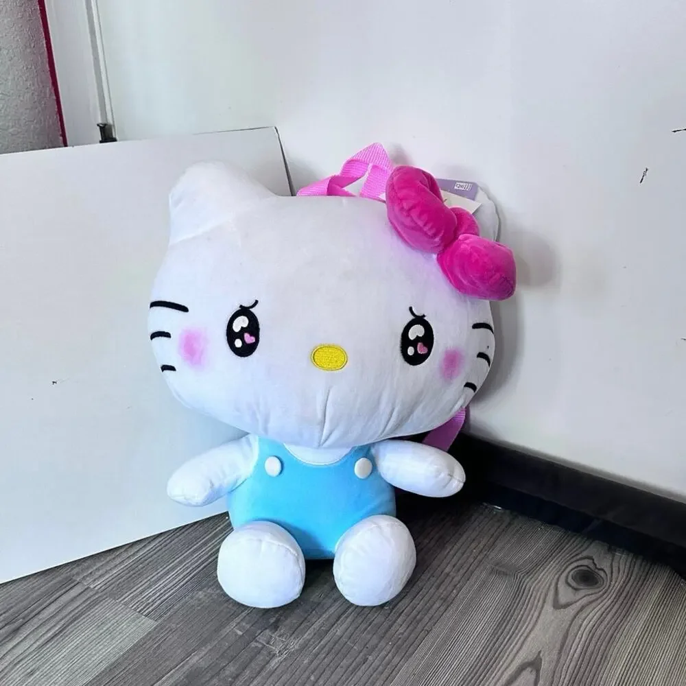 Sanrio hello kitty kawaii stuffed animal plush backpack
